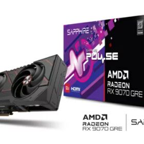 SAPPHIRE｜サファイヤ グラフィックボード PULSE Radeon RX 9070 GRE GAMING OC 12GB PULSERX9070GRE12GB/11354-01-20G [Radeon RXシリーズ /12GB]