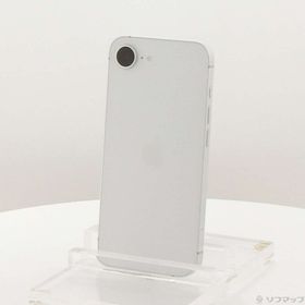 (中古)Apple iPhone16e 128GB ホワイト MD1R4J/A SIMフリー(196-ud)
