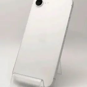 【中古】Apple au 【SIMフリー】 iPhone 16e 128GB ホワイト MD1R4J/A【大阪本店】保証期間１ヶ月【ランクA】
