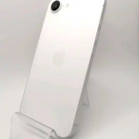 【中古】Apple au 【SIMフリー】 iPhone 16e 128GB ホワイト MD1R4J/A【大阪本店】保証期間１ヶ月【ランクA】