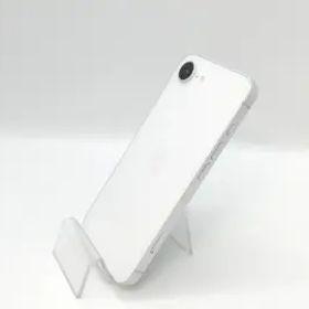 【中古】Apple au 【SIMフリー】 iPhone 16e 256GB ホワイト MD1W4J/A【京都】保証期間１ヶ月【ランクA】