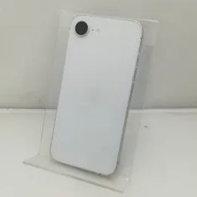 【中古】Apple au 【SIMフリー】 iPhone 16e 256GB ホワイト MD1W4J/A【大須】保証期間１ヶ月【ランクA】