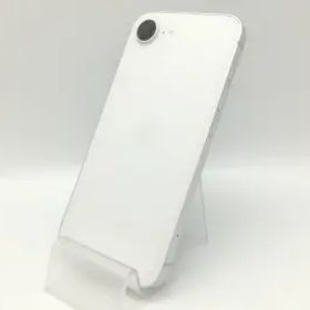【中古】Apple au 【SIMフリー】 iPhone 16e 256GB ホワイト MD1W4J/A【福岡天神】保証期間１ヶ月【ランクA】