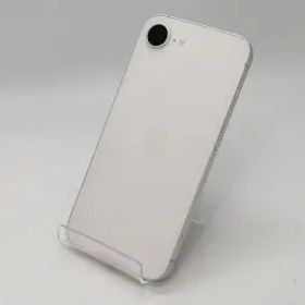 【中古】Apple au 【SIMフリー】 iPhone 16e 256GB ホワイト MD1W4J/A【浜松駅前】保証期間１ヶ月【ランクA】