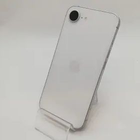 【中古】Apple docomo 【SIMフリー】iPhone 16e 128GB ホワイト MD1R4J/A【府中ル・シーニュ】保証期間１ヶ月【ランクA】