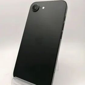 【中古】Apple au 【SIMフリー】 iPhone 16e 128GB ブラック MD1Q4J/A【大阪本店】保証期間１ヶ月【ランクA】