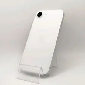 【中古】Apple au 【SIMフリー】 iPhone 16e 128GB ホワイト MD1R4J/A【大阪本店】保証期間１ヶ月【ランクA】