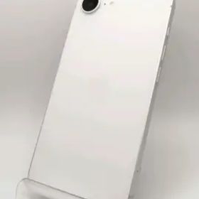 【中古】Apple au 【SIMフリー】 iPhone 16e 128GB ホワイト MD1R4J/A【大阪本店】保証期間１ヶ月【ランクA】