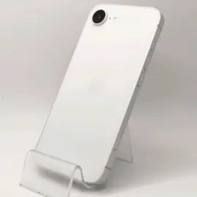 【中古】Apple au 【SIMフリー】 iPhone 16e 128GB ホワイト MD1R4J/A【高崎モントレー】保証期間１ヶ月【ランクA】