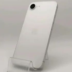 【中古】Apple au 【SIMフリー】 iPhone 16e 128GB ホワイト MD1R4J/A【大阪本店】保証期間１ヶ月【ランクB】