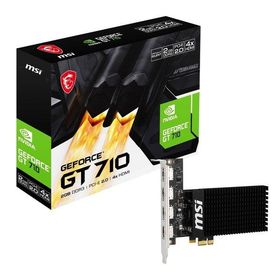 MSI エムエスアイ GeForce GT 710搭載グラフィックボード GT 710 2GD3H 4HDMI(2657746)