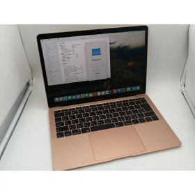 【中古】Apple MacBook Air 13インチ Corei5:1.6GHz 128GB Touch ID搭載モデル ゴールド MVFM2J/A (Mid 2019)【なんば】保証期間1ヶ月【ランクC】