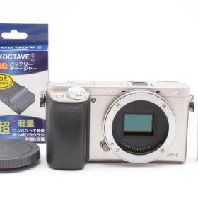 美品 ソニー α6000 ILCE-6000 シルバー ミラーレス一眼 H486