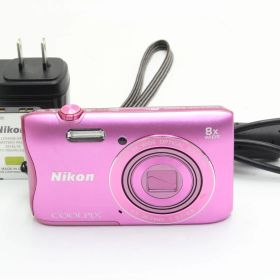 B+ (並品) Nikon ニコン COOLPIX S3700 ピンク 初期不良返品無料 8-9