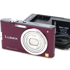 B (並品) Panasonic パナソニック LUMIX DMC-FX66 ノーブルバイオレット 初期不良返品対応 88-60