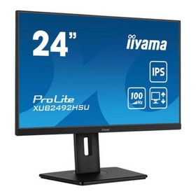 マウスコンピューター 液晶ディスプレイ 23.8型/1920×1080/HDMI、DisplayPort/ブラック/スピーカー：あり/IPS方式/昇降/ 回転 XUB2492HSU-B6