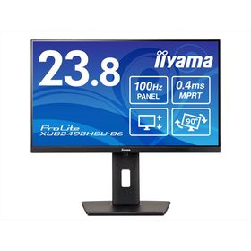 iiyama XUB2492HSU-B6 液晶ディスプレイ 23.8型/ 1920×1080/ HDMI、DisplayPort/ ブラック/ スピーカー：あり…