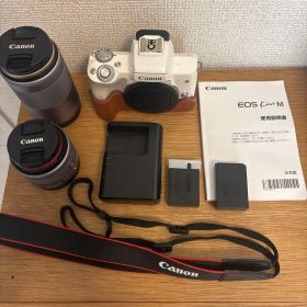Canon EOS Kiss M 本体 ホワイト レンズキット