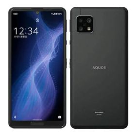 【中古】【安心保証】 AQUOS sense5G SHG03[64GB] SIMフリー ブラック JCOM版
