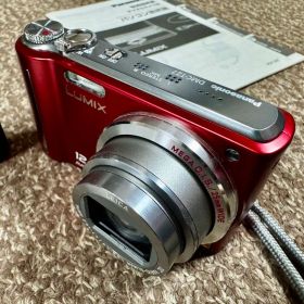 Panasonic DMC-TZ7 レッド コンパクトデジタルカメラ