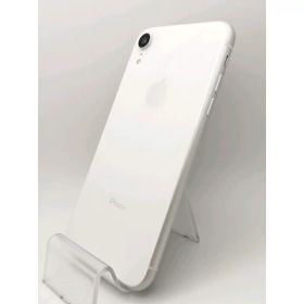 【中古】Apple docomo 【SIMロック解除済み】 iPhone XR 64GB ホワイト MT032J/A【大阪本店】保証期間1ヶ月【ランクC】