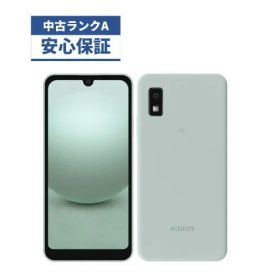 ★【美品】 箱ありAQUOS wish3 A302SH グリーン Softbank 利用制限△ 管理:C11h