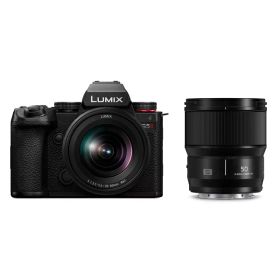 【10年間保証付き】[パナソニック]LUMIX DC-S5M2W 標準ズーム・単焦点レンズキット