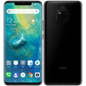 【中古】Bランク【やや傷や汚れあり】SIMフリー LYA-L09 HUAWEI Mate 20 Pro ブラック 利用制限▲(白ロム) 送料無料