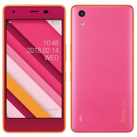 【新品・未使用】SIMフリー KYV44 Qua phone QZ カシスピンク 利用制限〇(白ロム) 送料無料