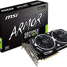 【中古】【非常に良い】MSI GeForce GTX 1070 ARMOR 8G OC グラフィックスボード VD6083