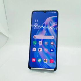 ★【中古品】 Reno3 A CPH2013 ブルー SIMFREE 管理:oL6f