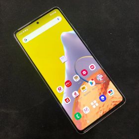 【訳あり品】Galaxy A51 5G docomoSIMロック解除済 128GB SC-54A ホワイト【保証なし】