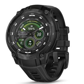 GARMIN(ガーミン)スマートウォッチInstinct Crossover AMOLED Tactical Black AMOLED ディスプレイ ロングバッテリー 健康 フィットネス ワークアウト