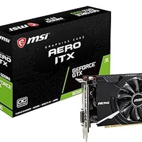 【中古】MSI GeForce GTX 1650 AERO ITX 4G OCV1 グラフィックスボード VD7301