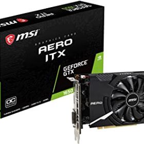 【中古】MSI GeForce GTX 1650 AERO ITX 4G OCV1 グラフィックスボード VD7301