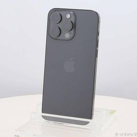 〔中古〕Apple(アップル) iPhone15 Pro Max 256GB ブラックチタニウム MU6P3J／A SIMフリー〔276-ud〕