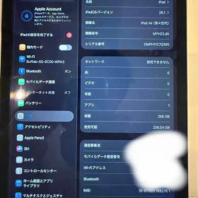 10.9インチ iPad Air 第4世代 セルラー 256GB SIMフリー