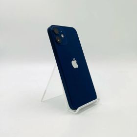 【全額返金保証】【最速発送】 iPhone 12 mini 64GB ブルー docomo SIMフリー 白ロム 動作確認済 76%