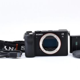 ■1992ショットのほぼ新品■ SONY ソニー α7C ILCE-7C ブラック #G101