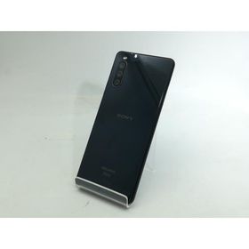 【中古】SONY docomo 【SIMロックあり】 Xperia 10 III ブラック 6GB 128GB SO-52B【三宮センター】保証期間１ヶ月【ランクC】