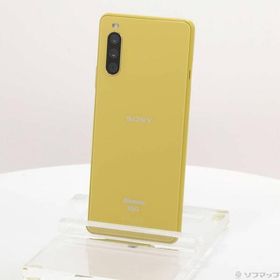 〔中古〕SONY(ソニー) Xperia 10 III 128GB イエロー SO-52B docomoロック解除SIMフリー〔258-ud〕