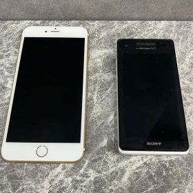 【ジャンク】スマホ 2点 セット iPhone 6 Plus (アイフォン6プラス) SONY Xperia AX SO-01E (ソニー エクスペリア)
