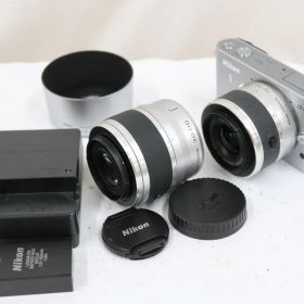 【返品保証】 【シャッター2203回】ニコン Nikon 1 J2 10-30mm 30-110mm ミラーレス一眼 e17246