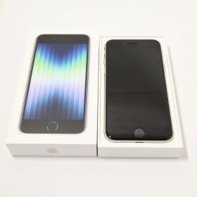 iPhone SE3 MMYD3J/A A2782 64GB スターライト BAT92% SIMフリー au判定〇 アクティベーションロックOFF 美品 Apple アップル