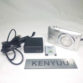 Nikon COOLPIX クールピクス S3500 デジカメ カメラ シルバー 動作確認済み