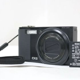 【返品保証】 リコー Ricoh CX2 10.7x ブラック バッテリー付き コンパクトデジタルカメラ e17170