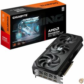 【5日最大2000円クーポン】Gigabyte Radeon RX 9070 XT GAMING OC 16G グラフィックスカード - 16GB GDDR6、256ビット、PCI-E 5.0、3060MHzコアクロック、DisplayPort2、HDMI2、GV-R9070XTGAMING OC-16GD。