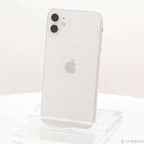 〔中古〕Apple(アップル) iPhone11 64GB ホワイト MWLU2J／A SIMフリー〔262-ud〕