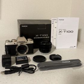 【極美品】FUJIFILM X-T100 レンズキット シャンパンゴールド