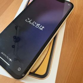 iPhone XR 64GB イエロー 箱付き 初期化済み